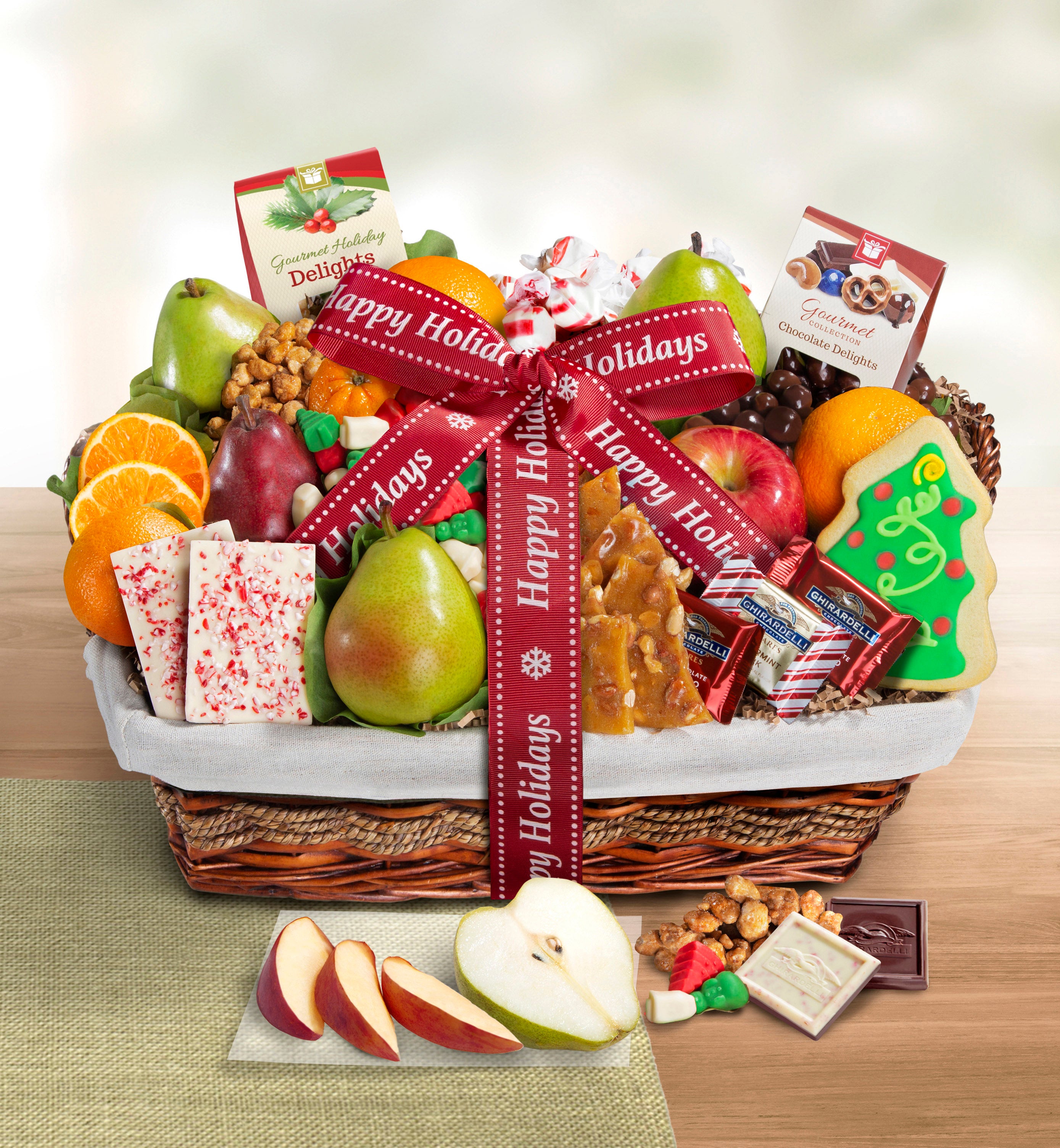 Holiday Gathering Fruit & Sweets Basket